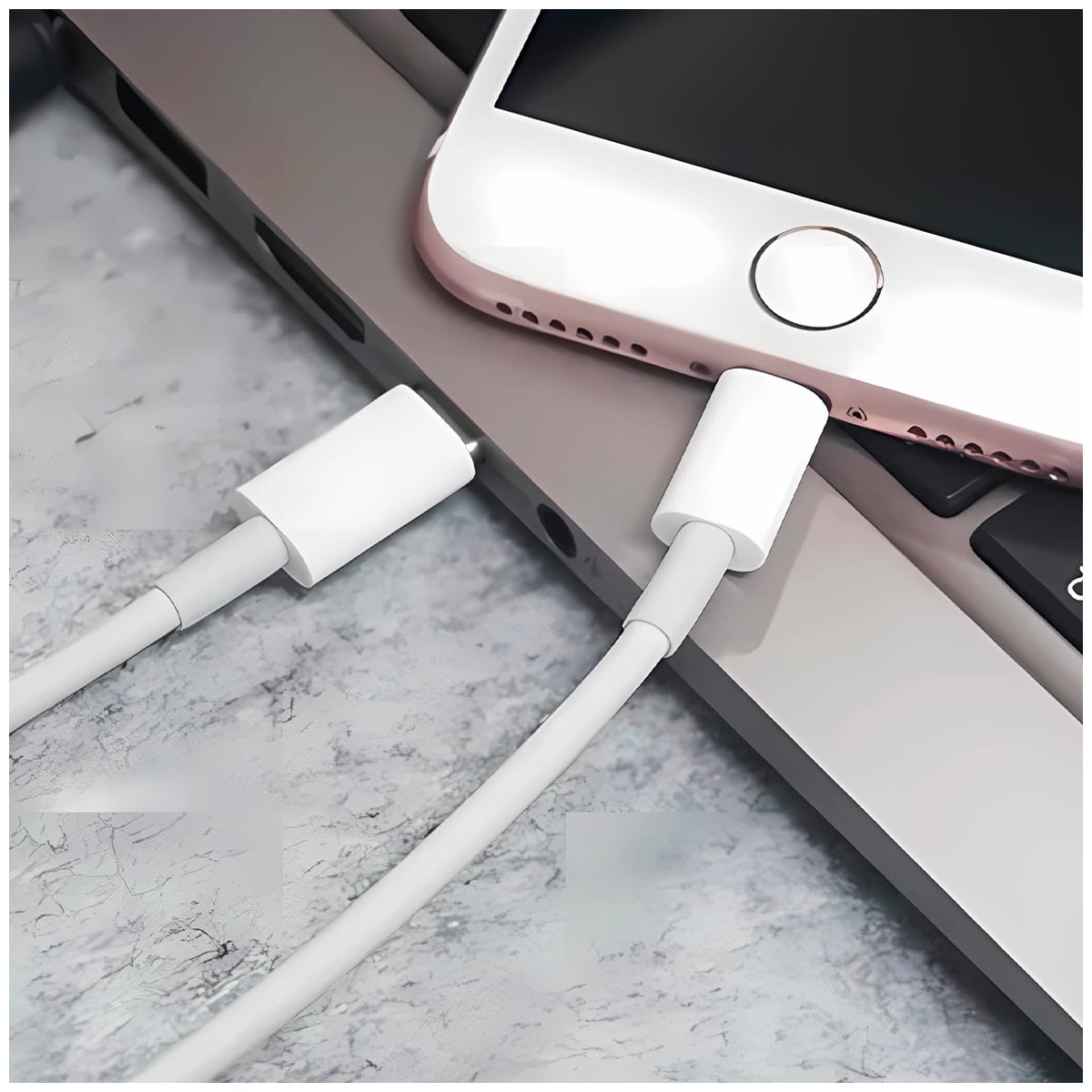 CABLE C A LIGHTNING RÉPLICA A1 PARA IPHONE - 3
