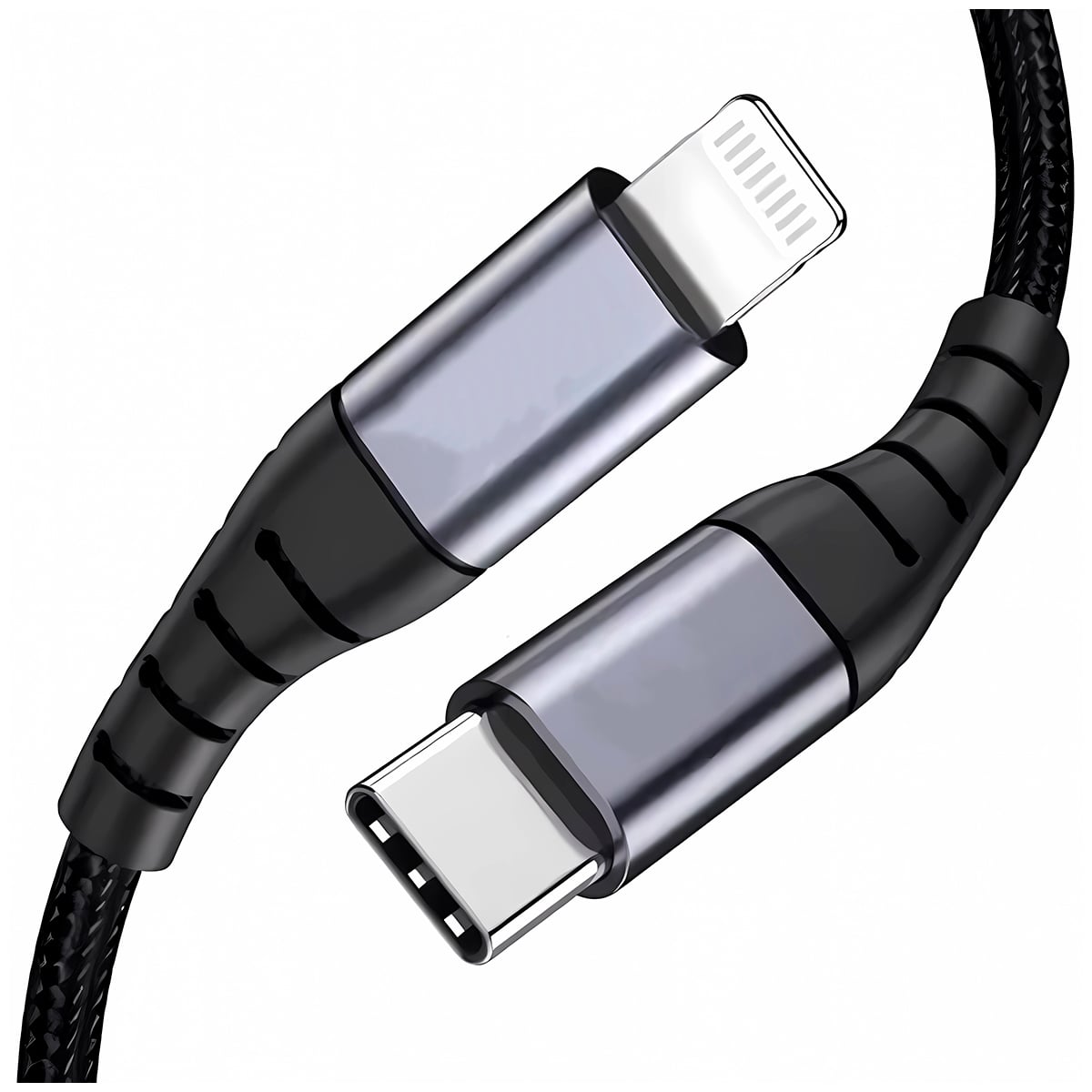CABLE DE 65W BC-031I CON ENTRADA LIGHTNING A USB-C DE 1.2M - 3