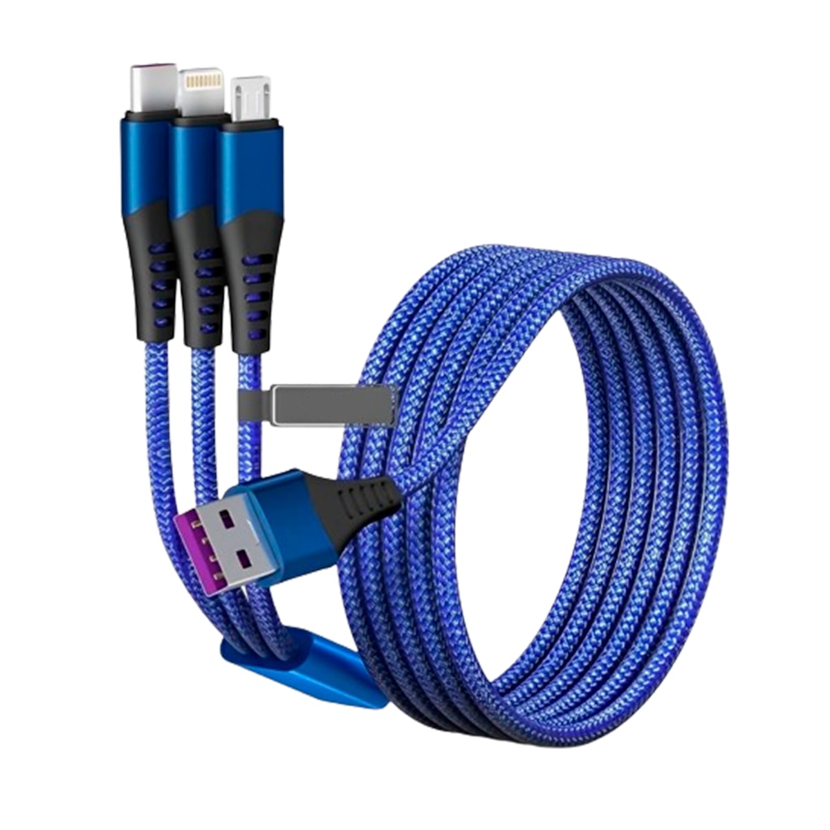CABLE ADAPTADOR 3 EN 1 BL-675 TIPO C-MICROUSB Y LIGHTNING - 1