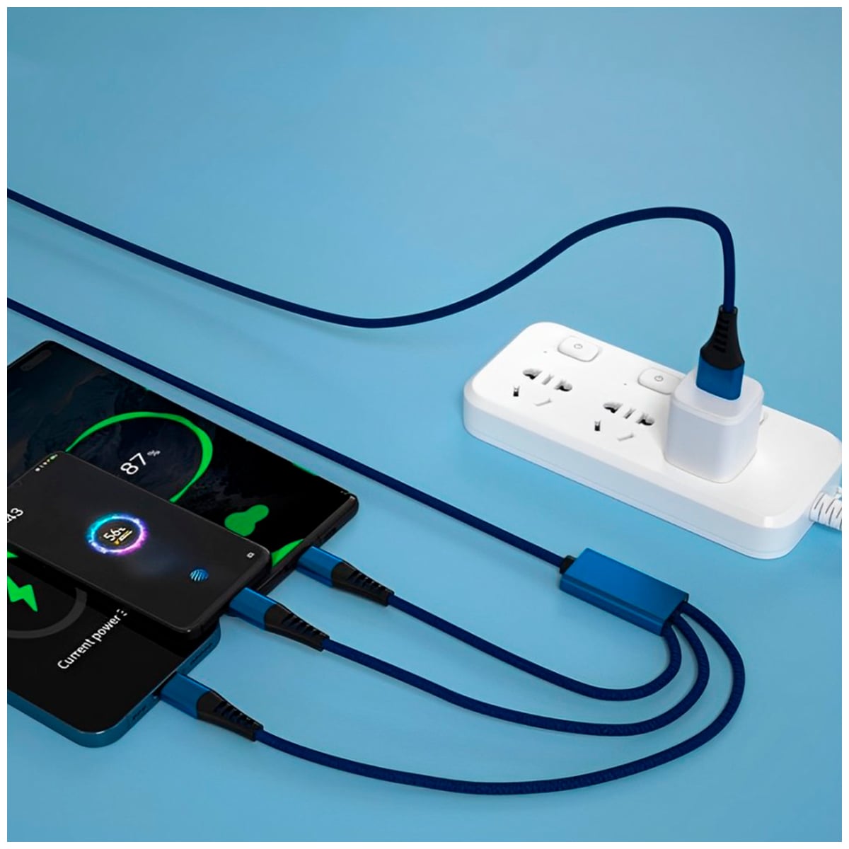 CABLE ADAPTADOR 3 EN 1 BL-675 TIPO C-MICROUSB Y LIGHTNING - 3