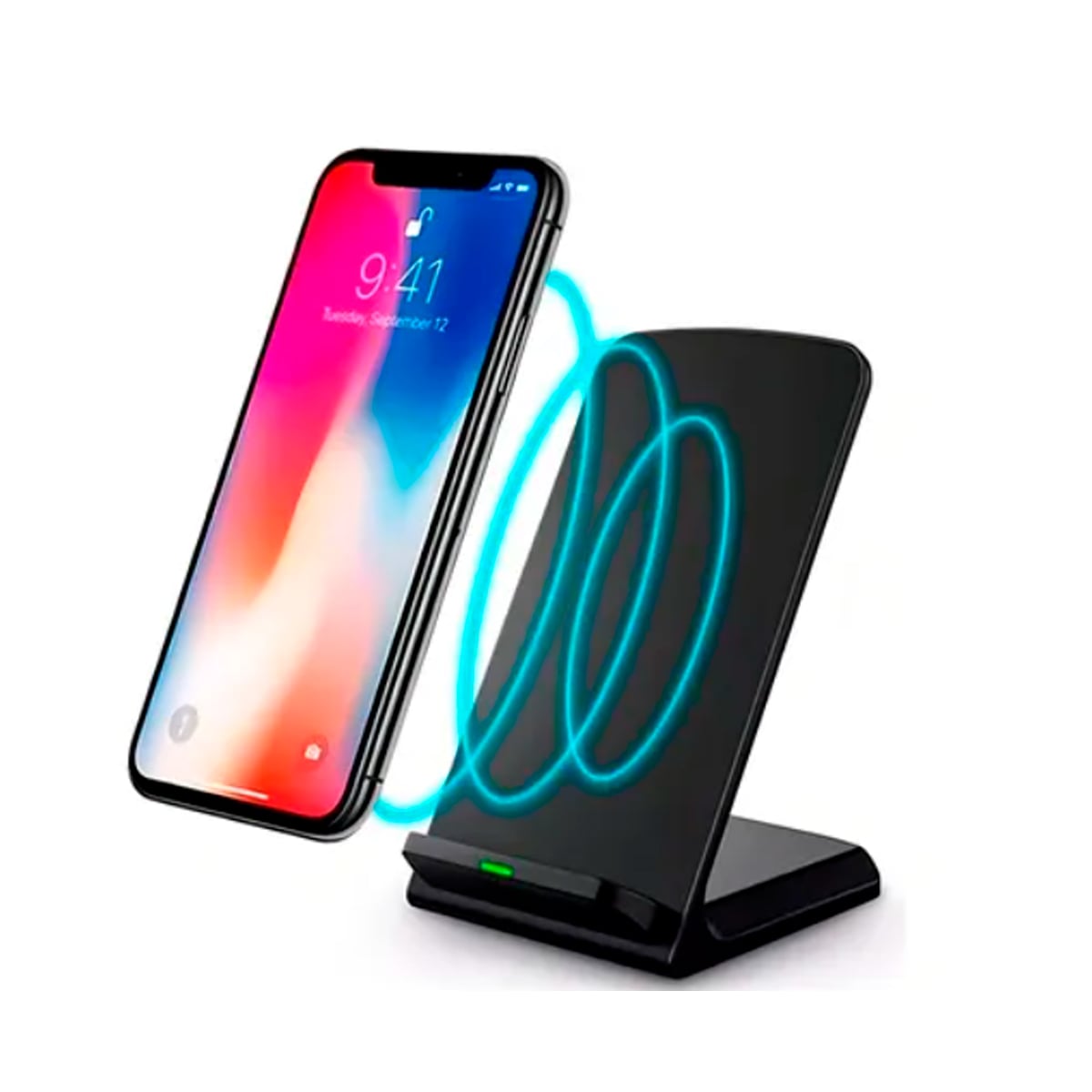 CARGADOR INALAMBRICO CON SOPORTE PARA CELULAR - 1