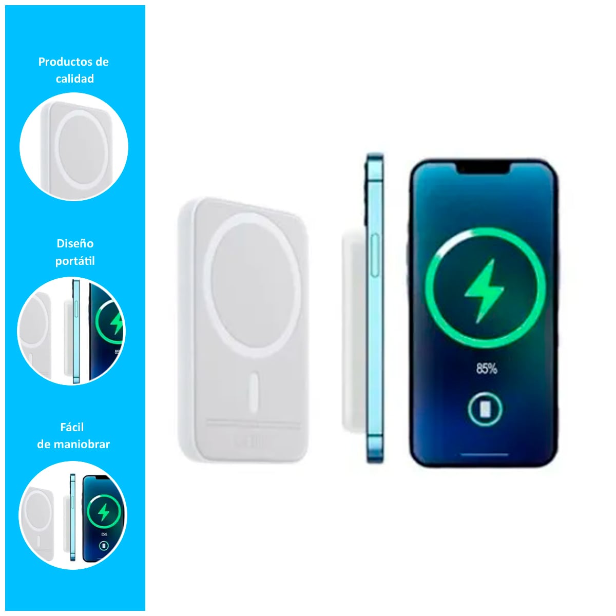CARGADOR INALÁMBRICO GENÉRICO TIPO MAGSAFE 20000MAH - 2