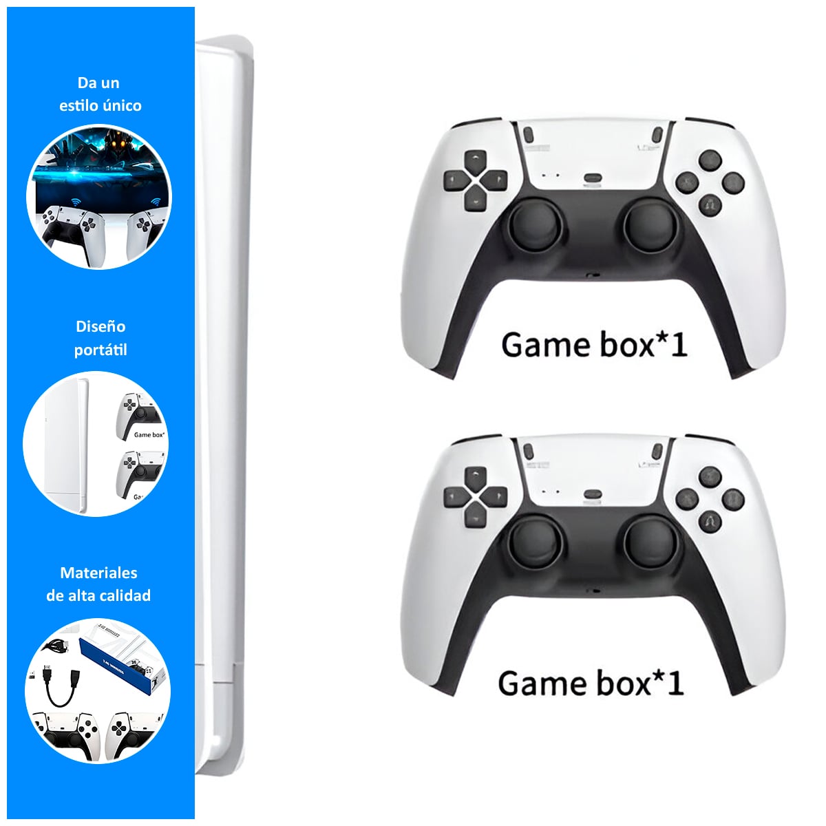 CONSOLA DE VIDEOJUEGOS CON 20000 JUEGOS INCORPORADOS GAME STICK DE 64GB - 2