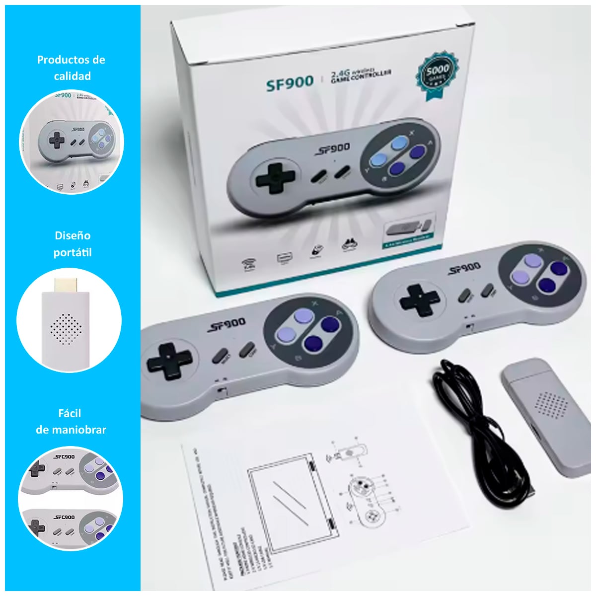 CONSOLA DE JUEGOS SF900 - 2