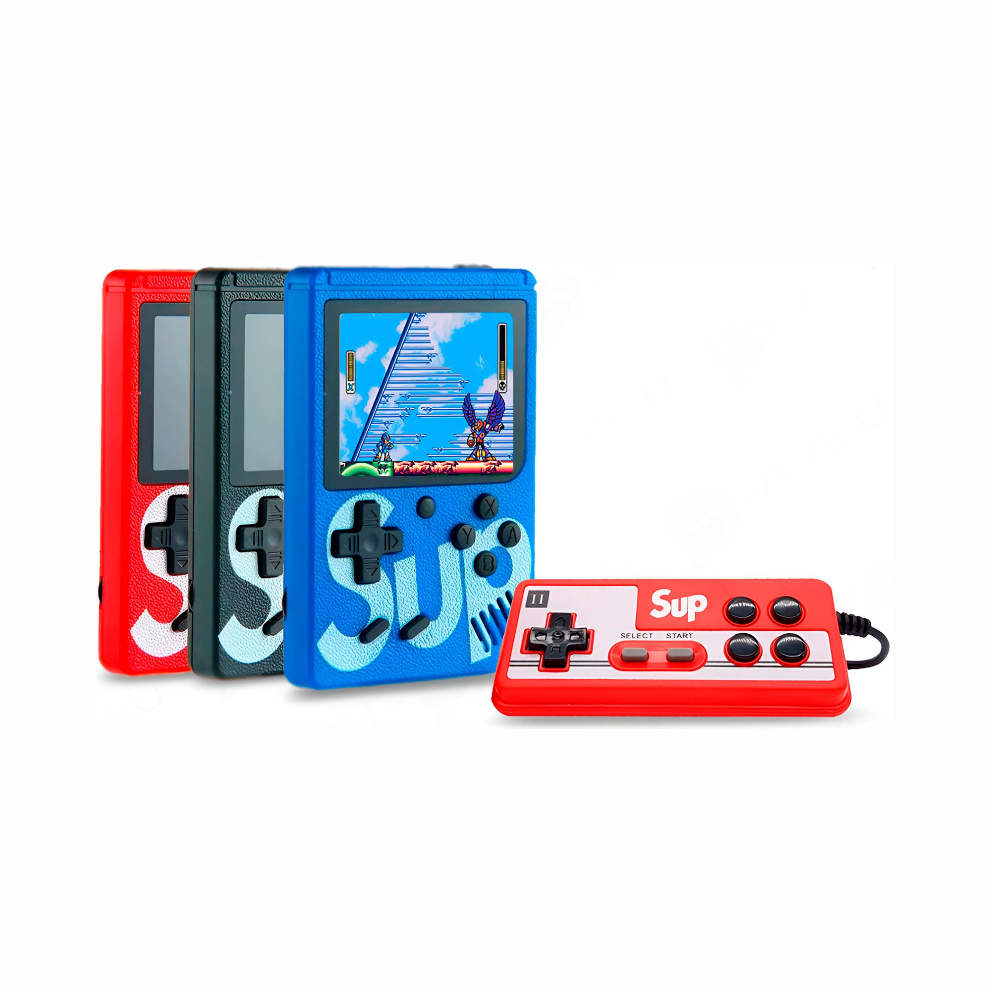 MINI CONSOLA DE 400 VIDEOJUEGOS PORTÁTIL + MANDO PORTATIL - 1