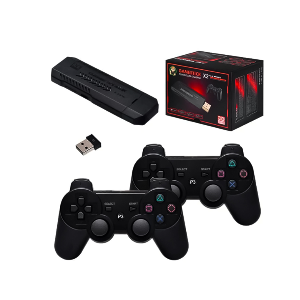 CONSOLA DE VIDEOJUEGOS X2 RETRO 4K PARA TV - 1