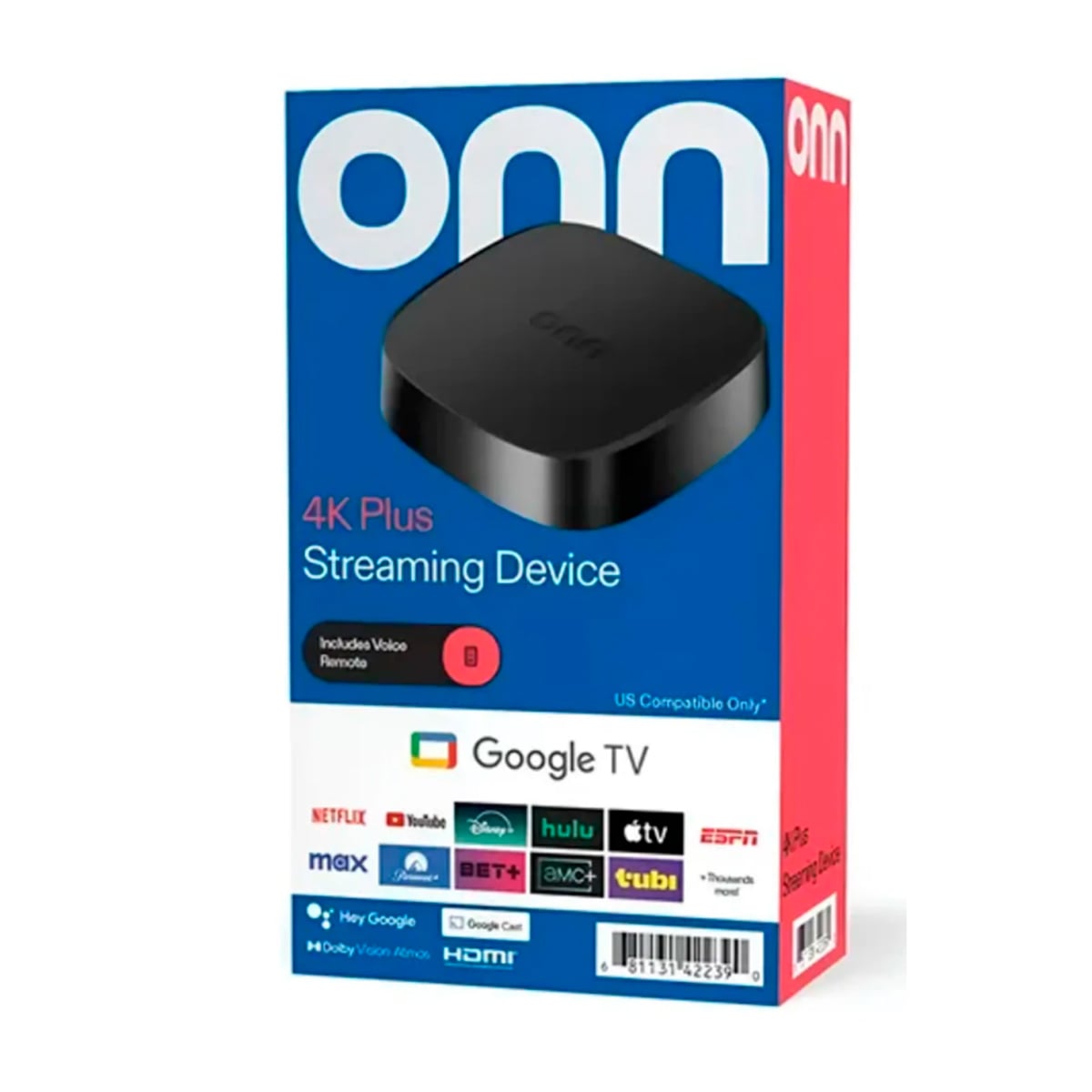 TV BOX 4K CON GOOGLE TV 2GB RAM 16GB STREAMING UHD CON CONTROL POR VOZ - 1