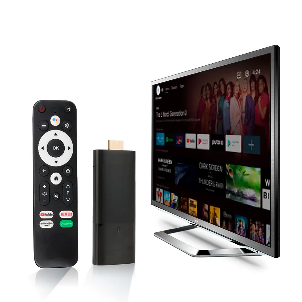 CONTROL REMOTO PARA ANDROID TV BOX CON CONEXIÓN USB PLUG AND PLAY - 2