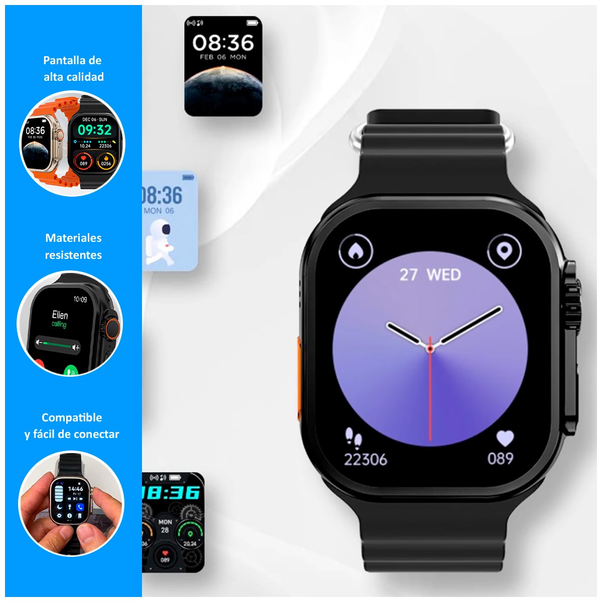 SMARTWATCH I9 ULTRA MAX CON PANTALLA IPS - 2