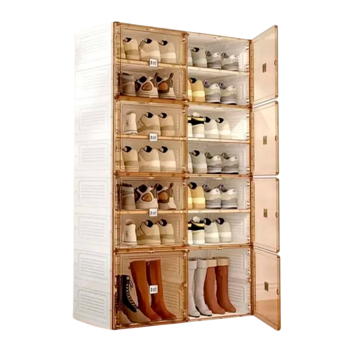ZAPATERO PLEGABLE PREMIUM 6+1 PISOS DE 138 CM - 1