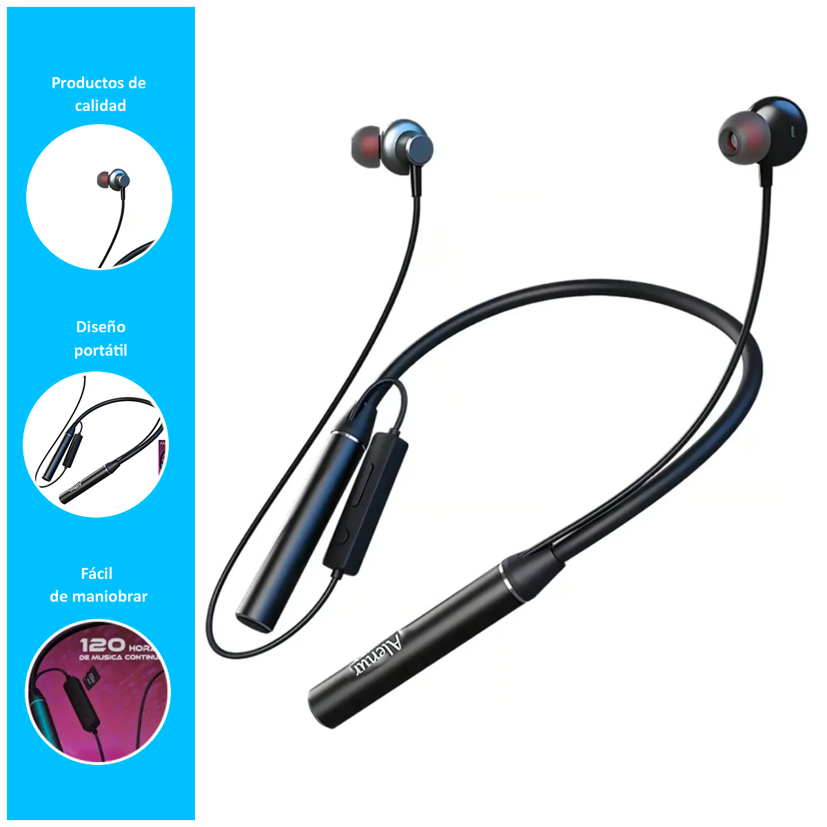 AUDÍFONO INALÁMBRICO BLUETOOTH DEPORTIVO ALENUR Z18 ULTRA - 2