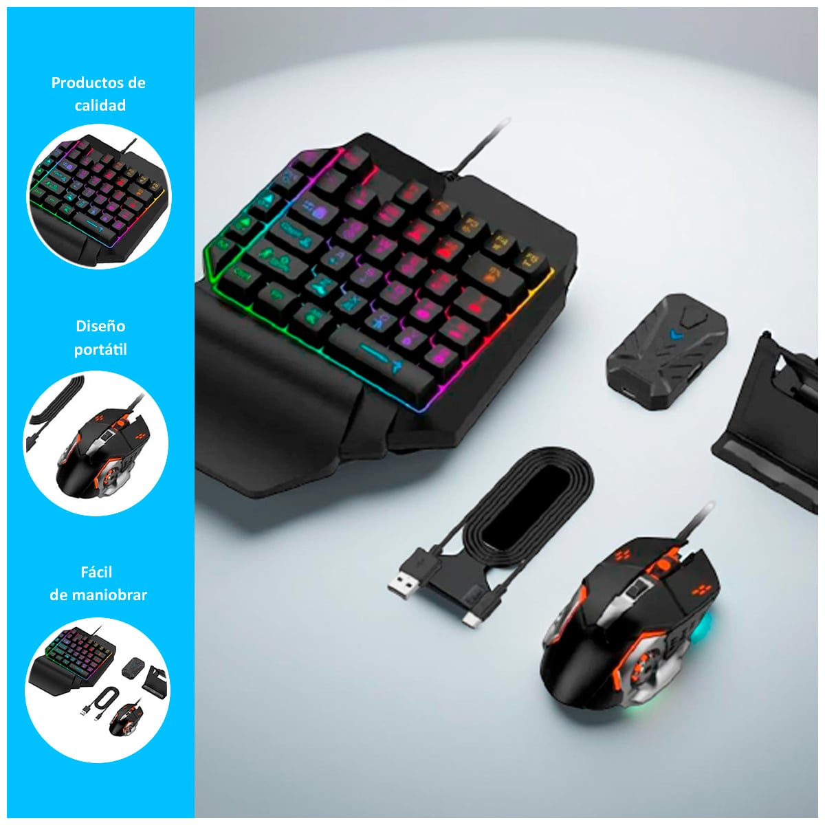 KIT GAMER 4 EN 1 PARA CELULAR ANDROID - 2
