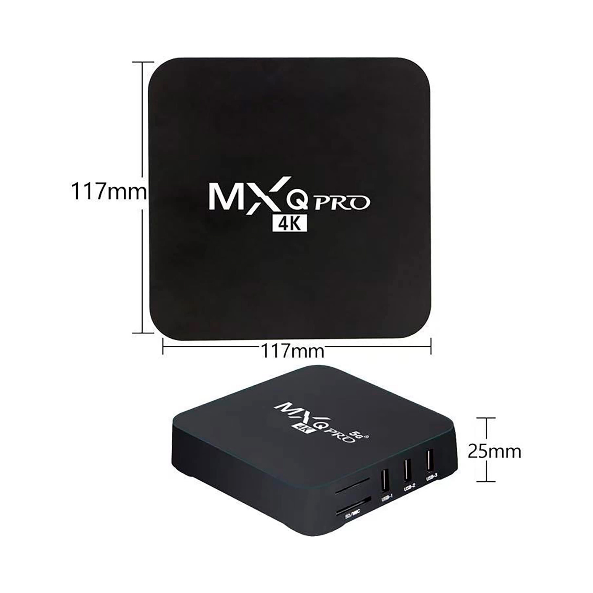 MXQ PRO 4K ANDROID TV BOX 1GB/8GB WIFI DUAL - 3