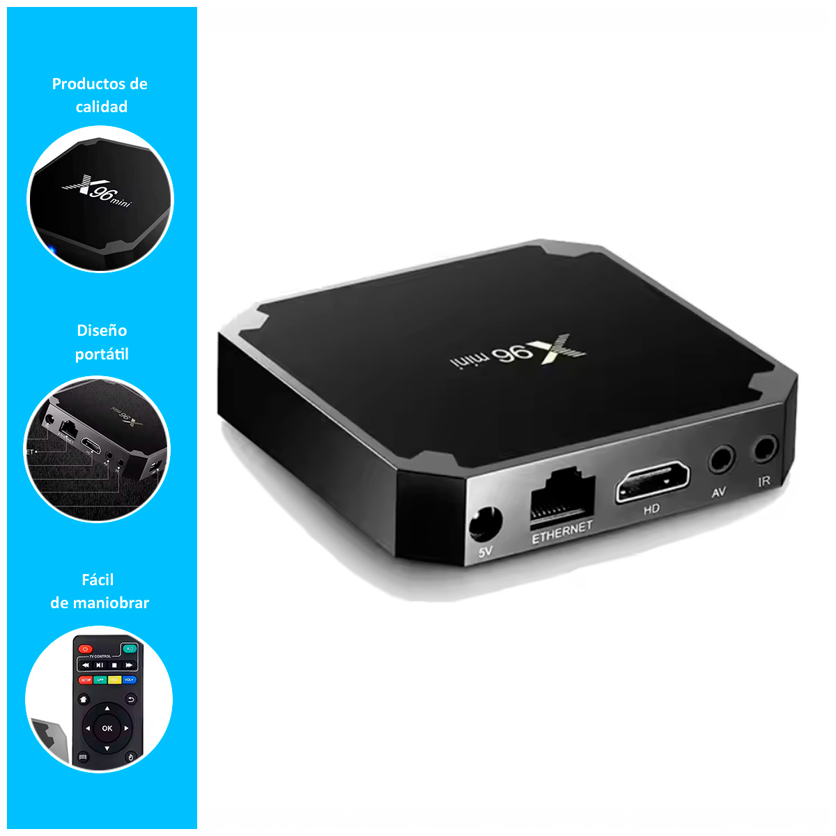 DISPOSITIVO DE TV INTELIGENTE X96 MINI - 2