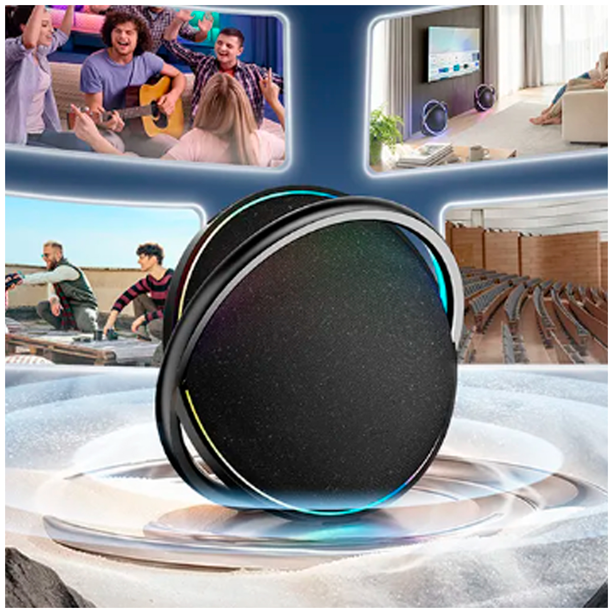 BOCINA BLUETOOTH PORTÁTIL PARA INTERIOR DE ALTA CALIDAD - 3