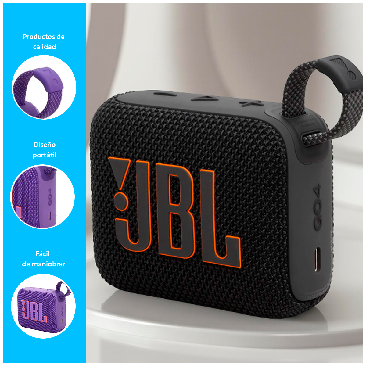 PARLANTE BLUETOOTH PORTÁTIL GO 4 ESTANDAR - 2