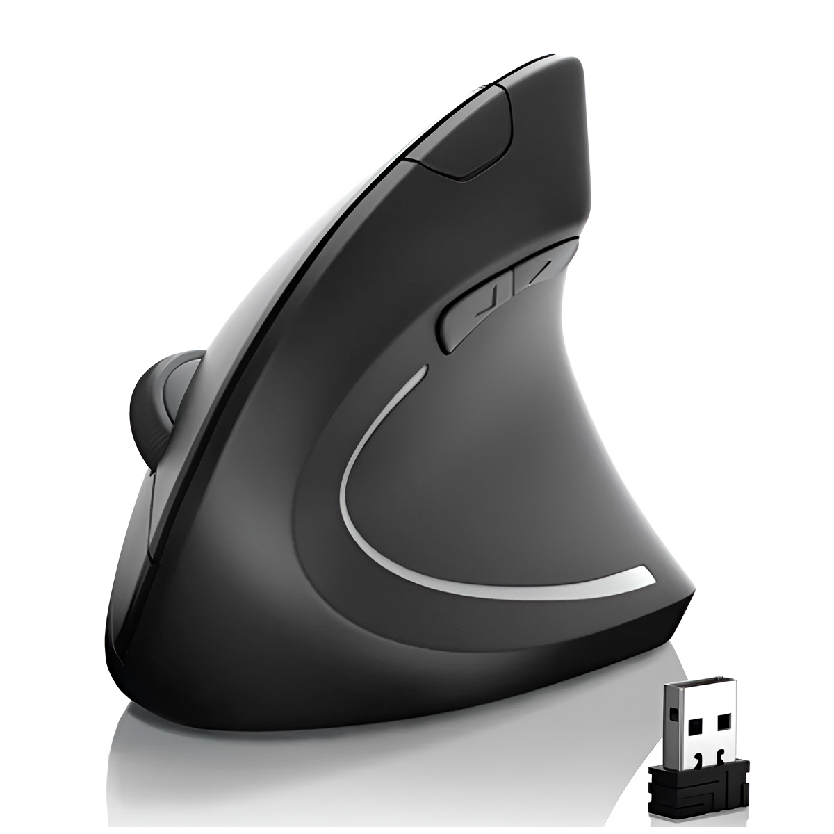 MOUSE VERTICAL INALÁMBRICO ERGONÓMICO USB - 1