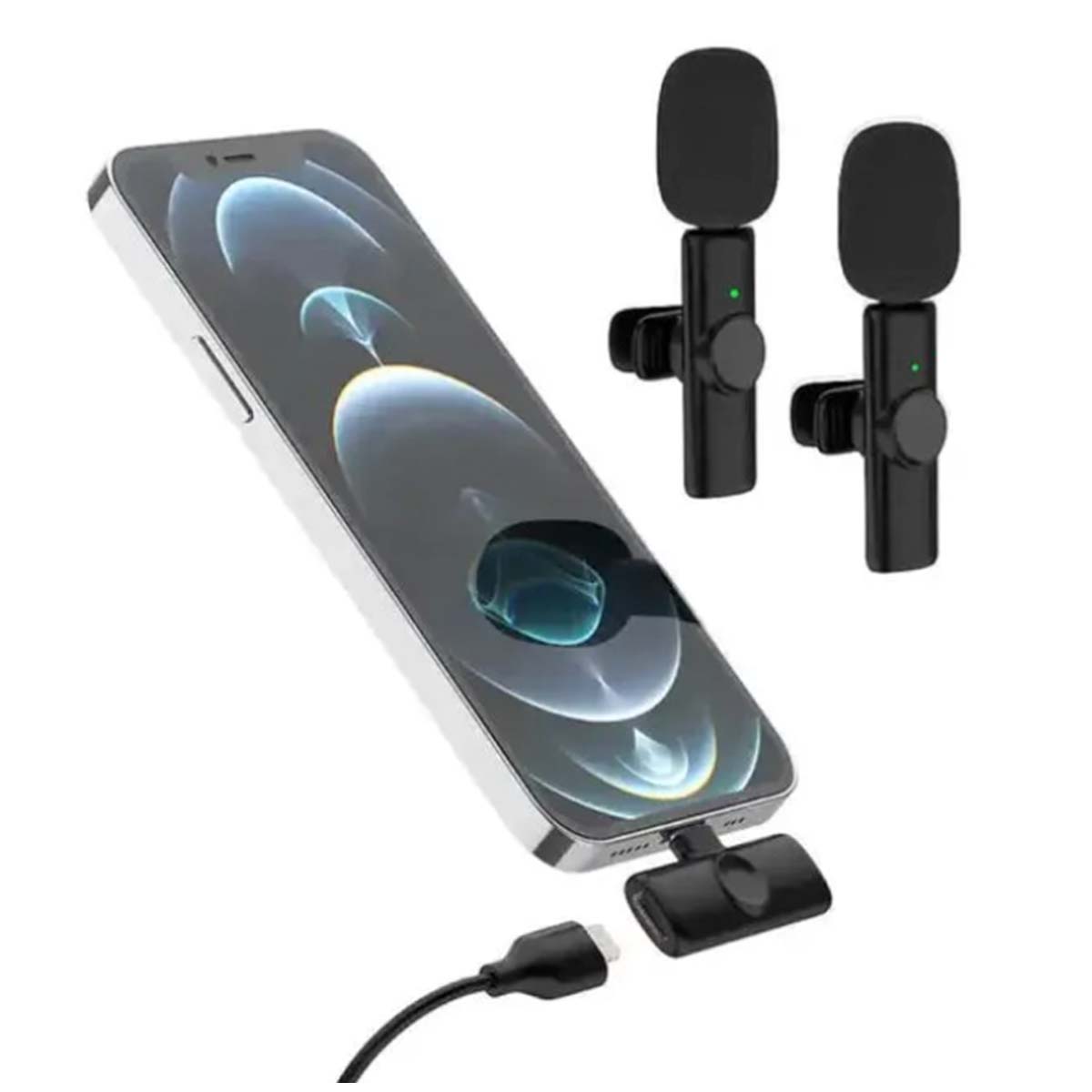 MICRÓFONO ANTI AIRE BLUETOOTH CON ENTRADA TIPO-C PARA TABLET - 1