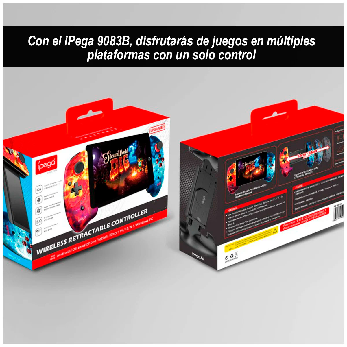 MANDO DE JUEGOS INALÁMBRICO PARA CELULAR PG-9083A - 3