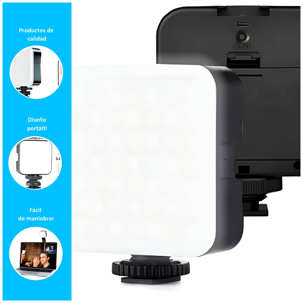 MINI LUZ LED PARA CELULAR Y CÁMARA - 2