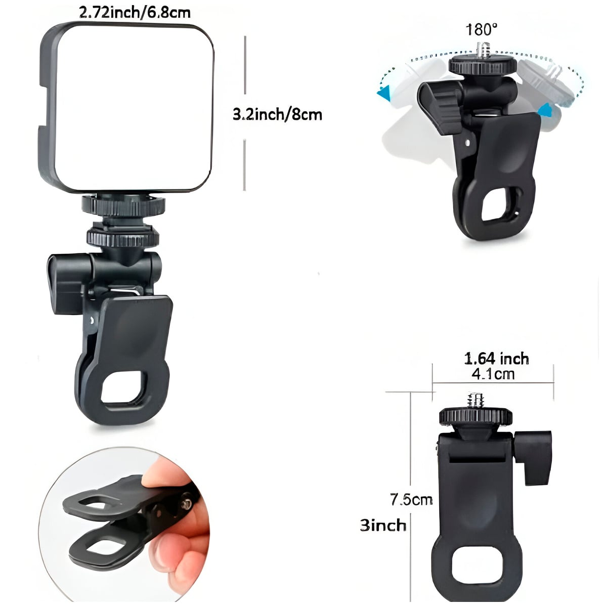 MINI LUZ LED PARA CELULAR Y CÁMARA - 3