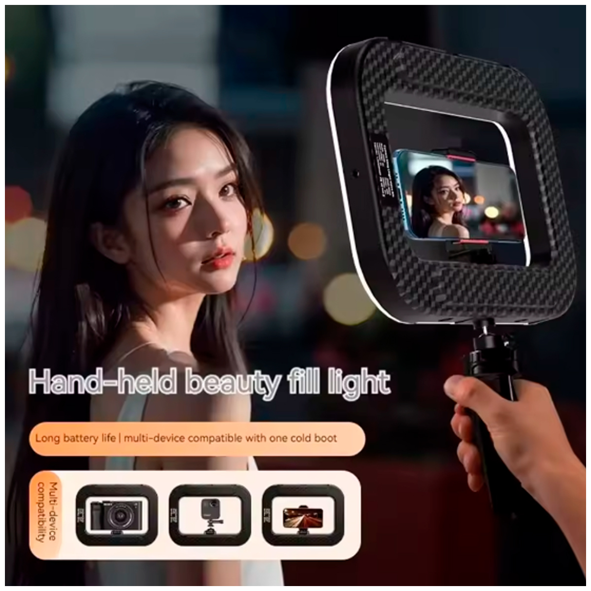 LUZ LED CELULAR CÁMARA PORTÁTIL - 3