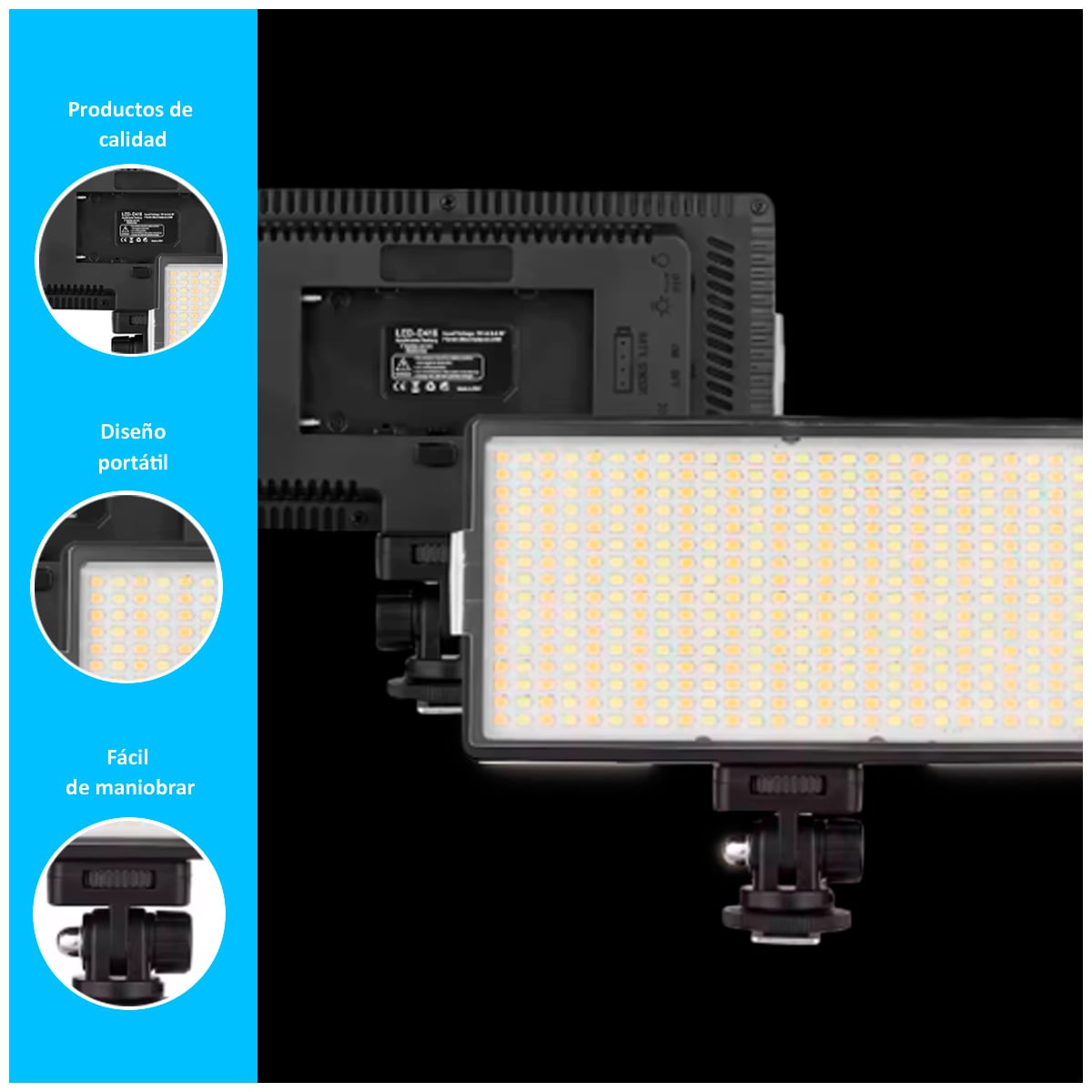 PANEL DE LUZ LED PORTÁTIL - 2