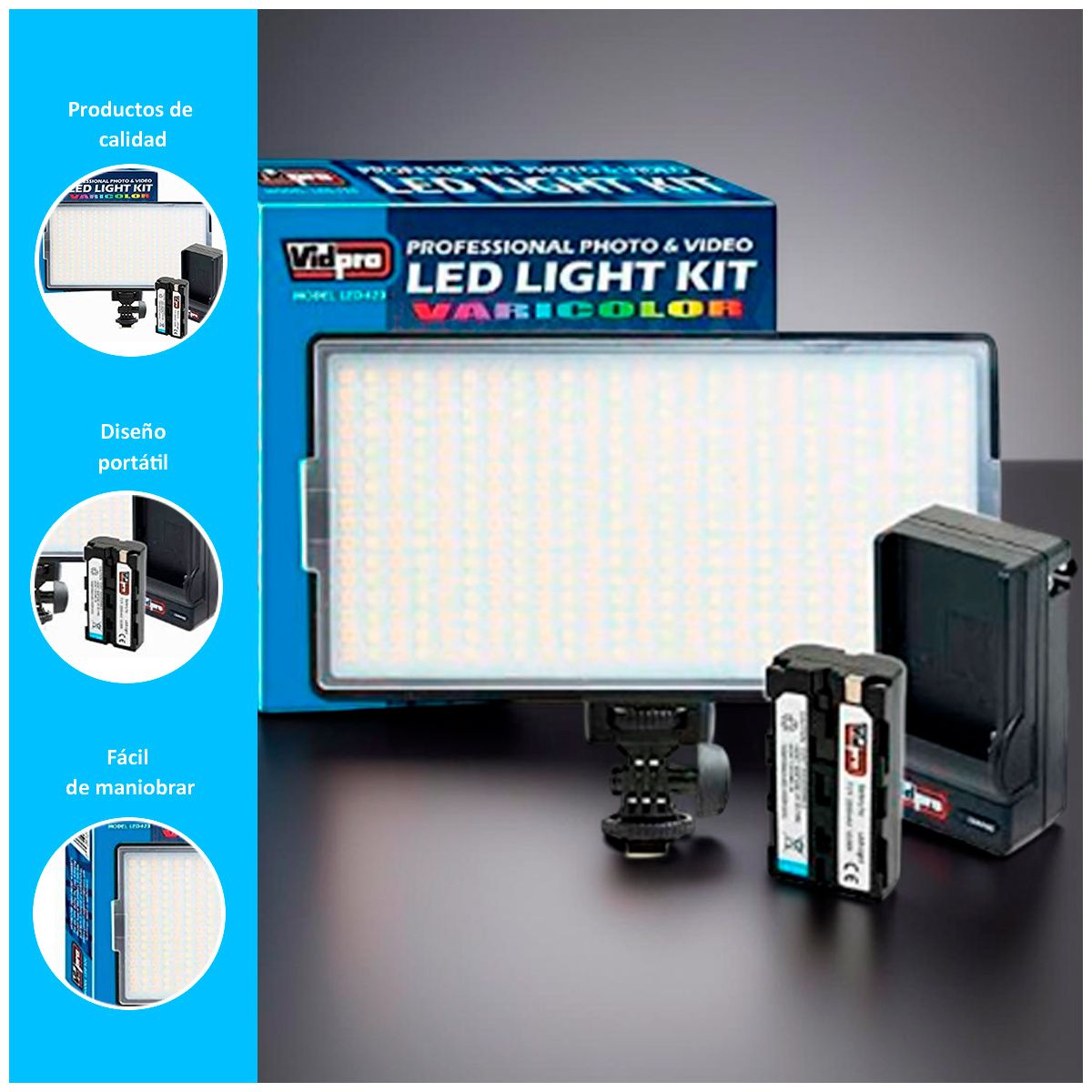 LUZ LED PROFESIONAL PARA FOTO Y VIDEO - 2