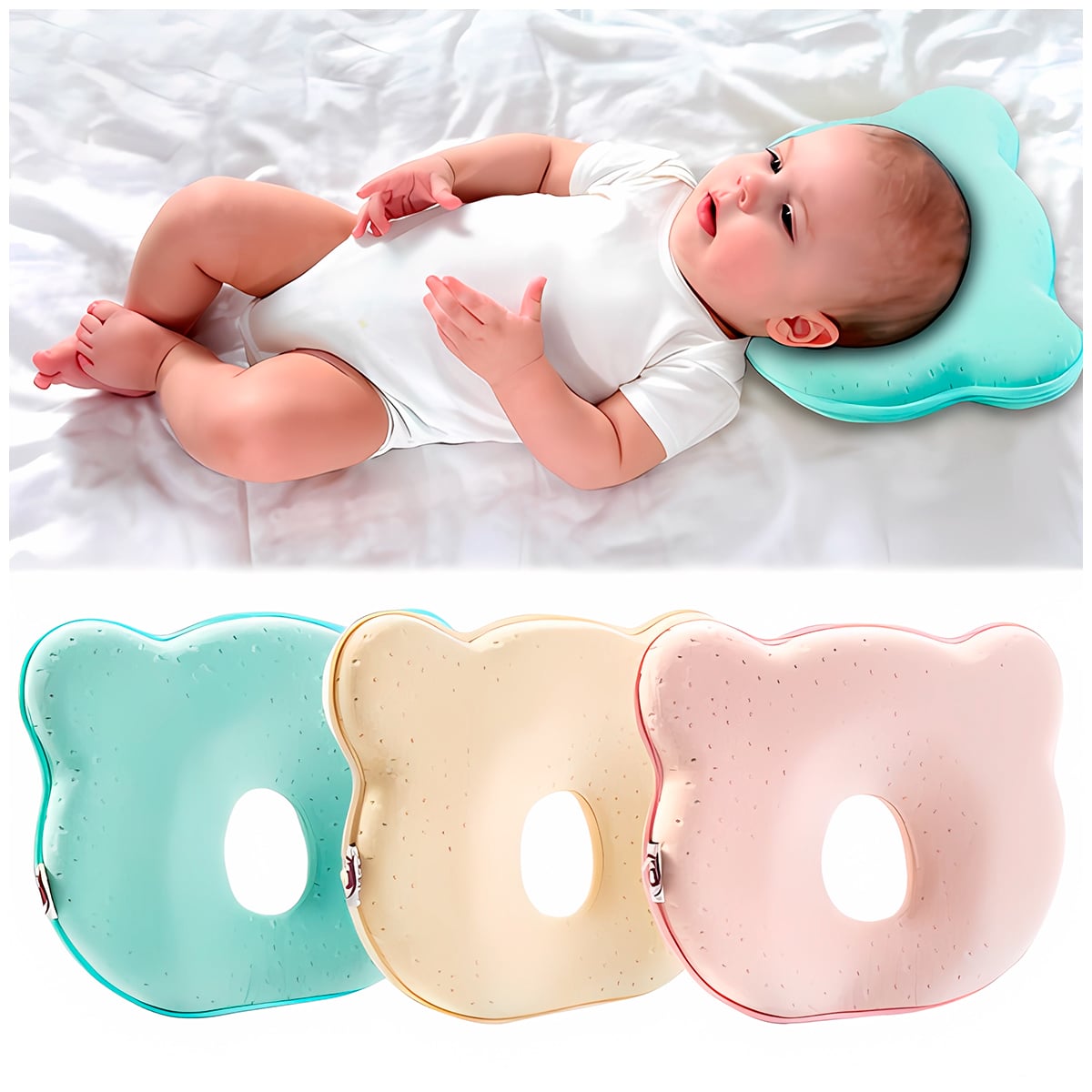 ALMOHADA PARA BEBÉ RECIÉN NACIDO - 3