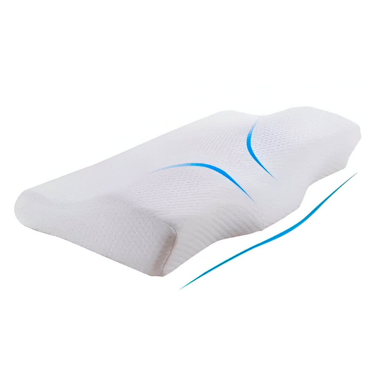 ALMOHADA CERVICAL ANATÓMICA ORTOPÉDICA CON GEL Y ESPUMA - 1
