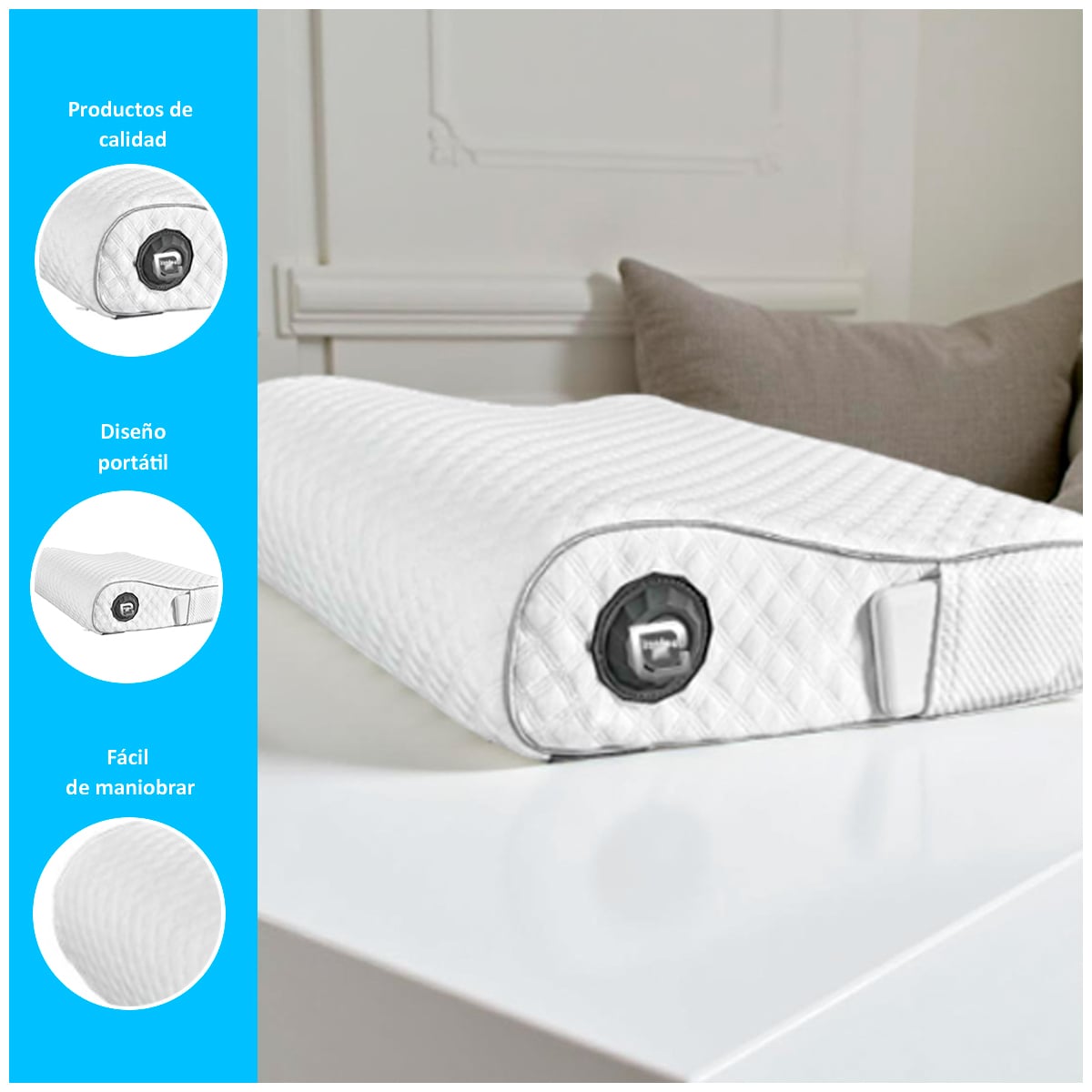 ALMOHADA INTELIGENTE DE ESPUMA VISCOELÁSTICA - 2