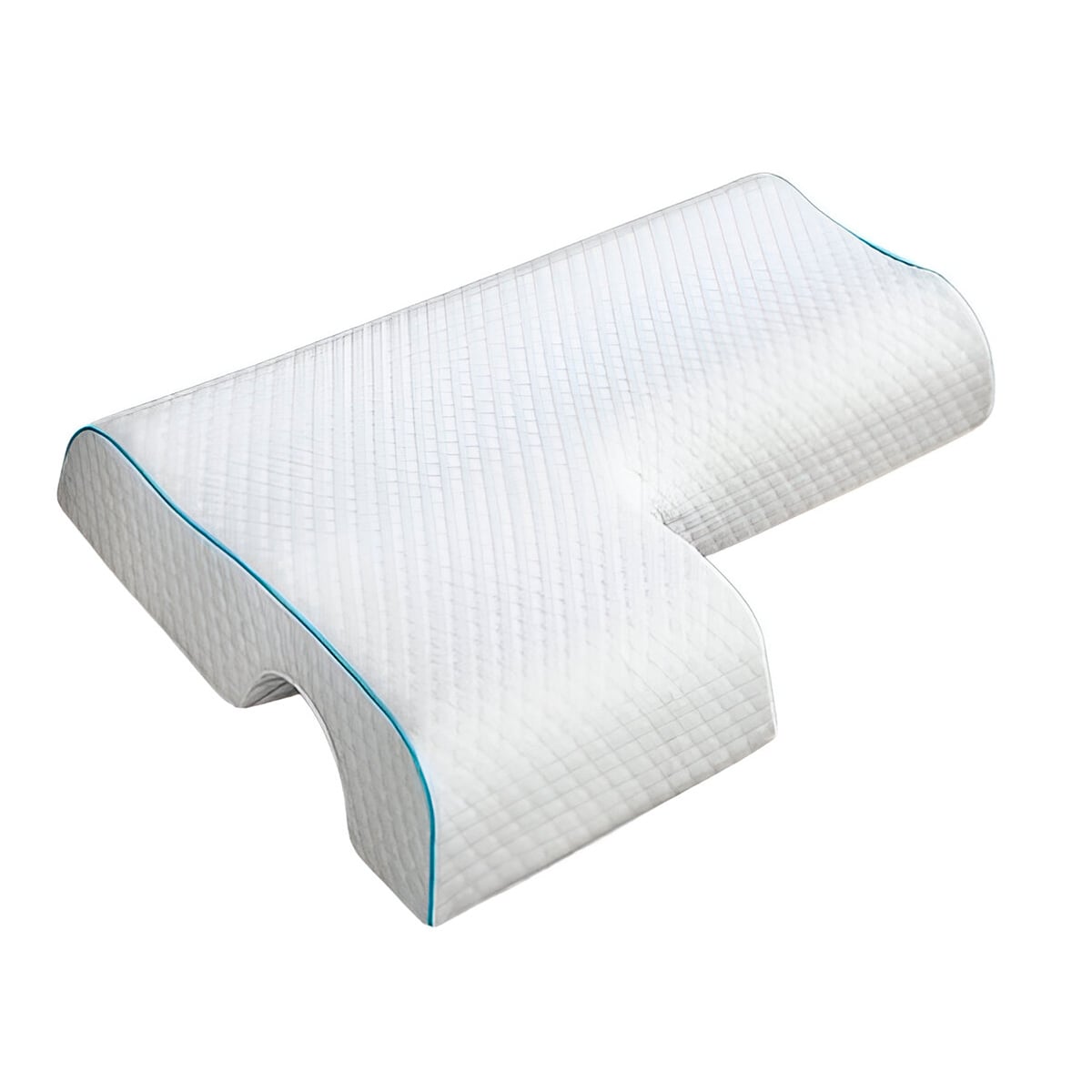 ALMOHADA DE ESPUMA CERVICAL ERGONÓMICA PARA DORMIR EN PAREJAS - 1
