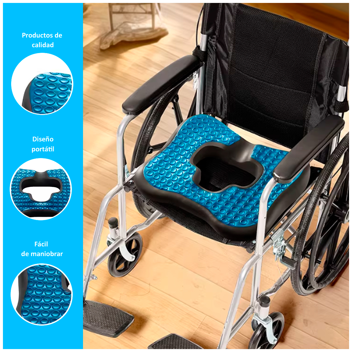 COJÌN DE GEL PARA ALIVIAR LA PRESIÓN PARA SILLA - 2
