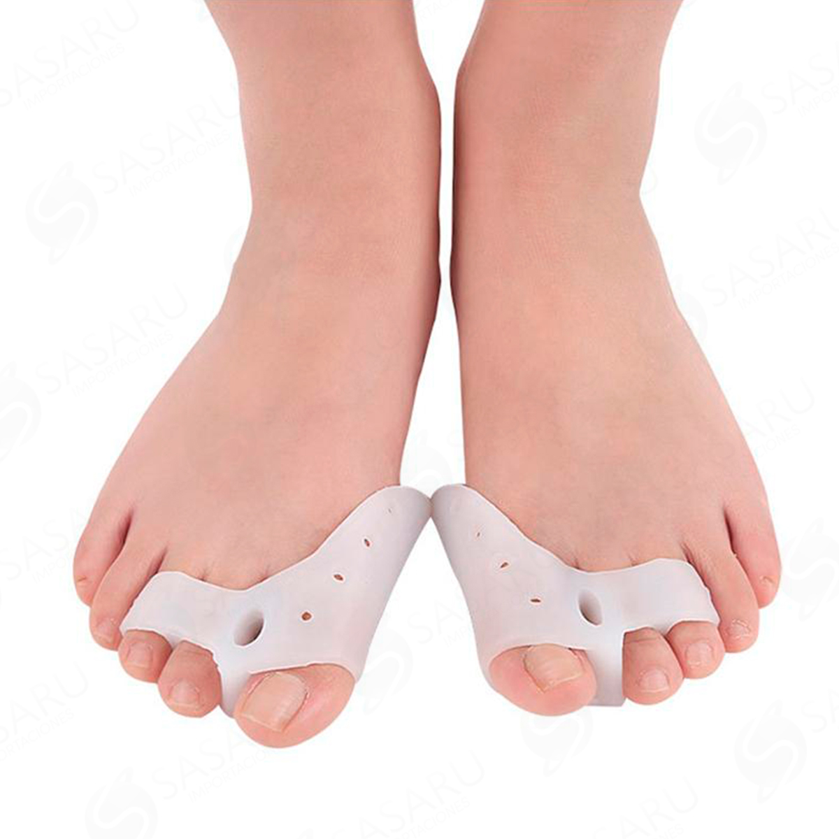 CORRECTOR DE SILICONA PARA JUANETE CON SEPARADOR DE DEDOS - 3