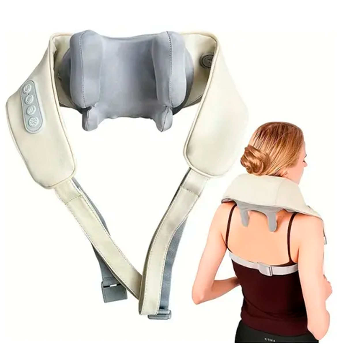 MASAJEADOR MUSCULAR CUELLO CERVICAL Y HOMBROS RECARGABLE - 3