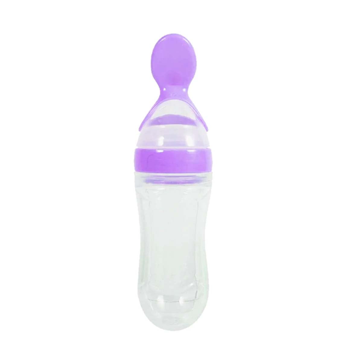 BIBERÓN CUCHARA SILICONA BEBE DE 90ML - 1