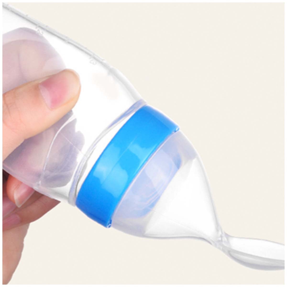 BIBERÓN CUCHARA SILICONA BEBE DE 90ML - 3