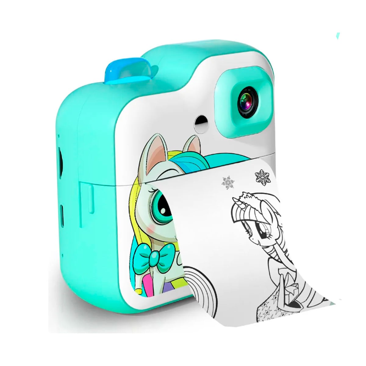 CÁMARA DIGITAL INFANTIL DISEÑO UNICORNIO CON 3 ROLLOS - 1