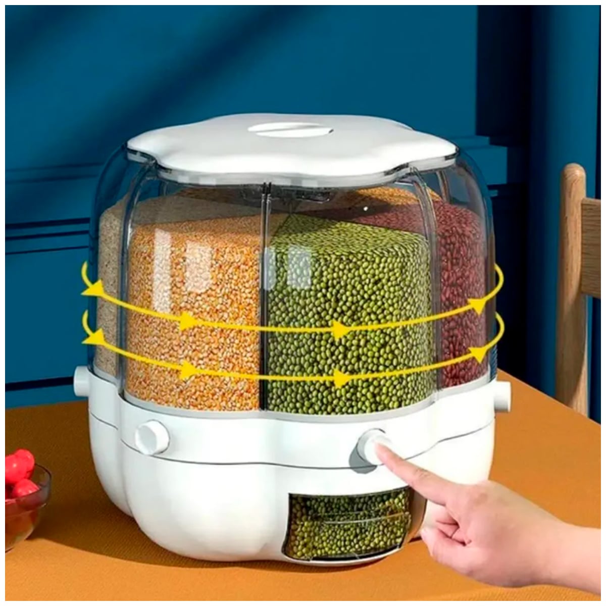 CUBO DISPENSADOR DE ARROZ - 1