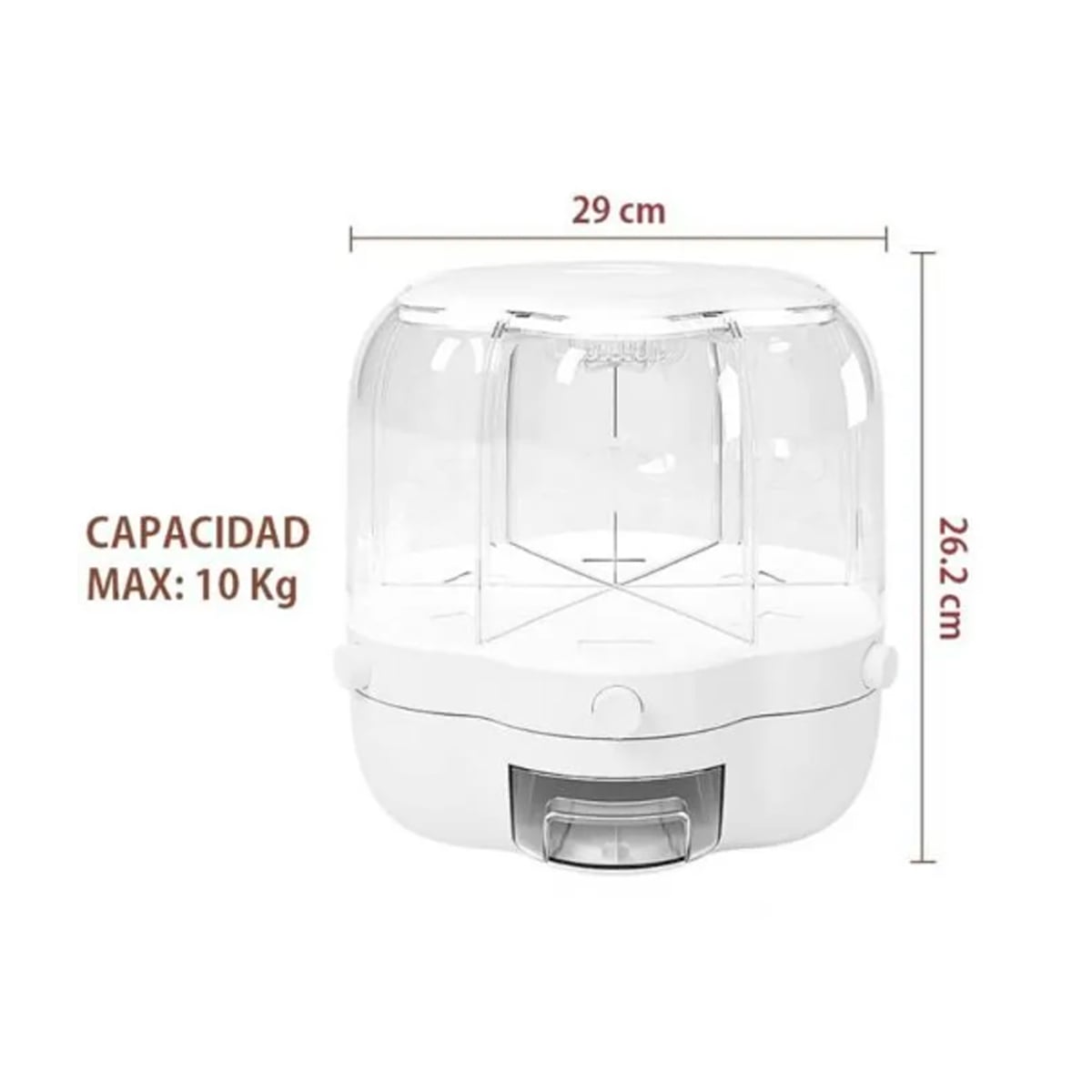 CUBO DISPENSADOR DE ARROZ - 3