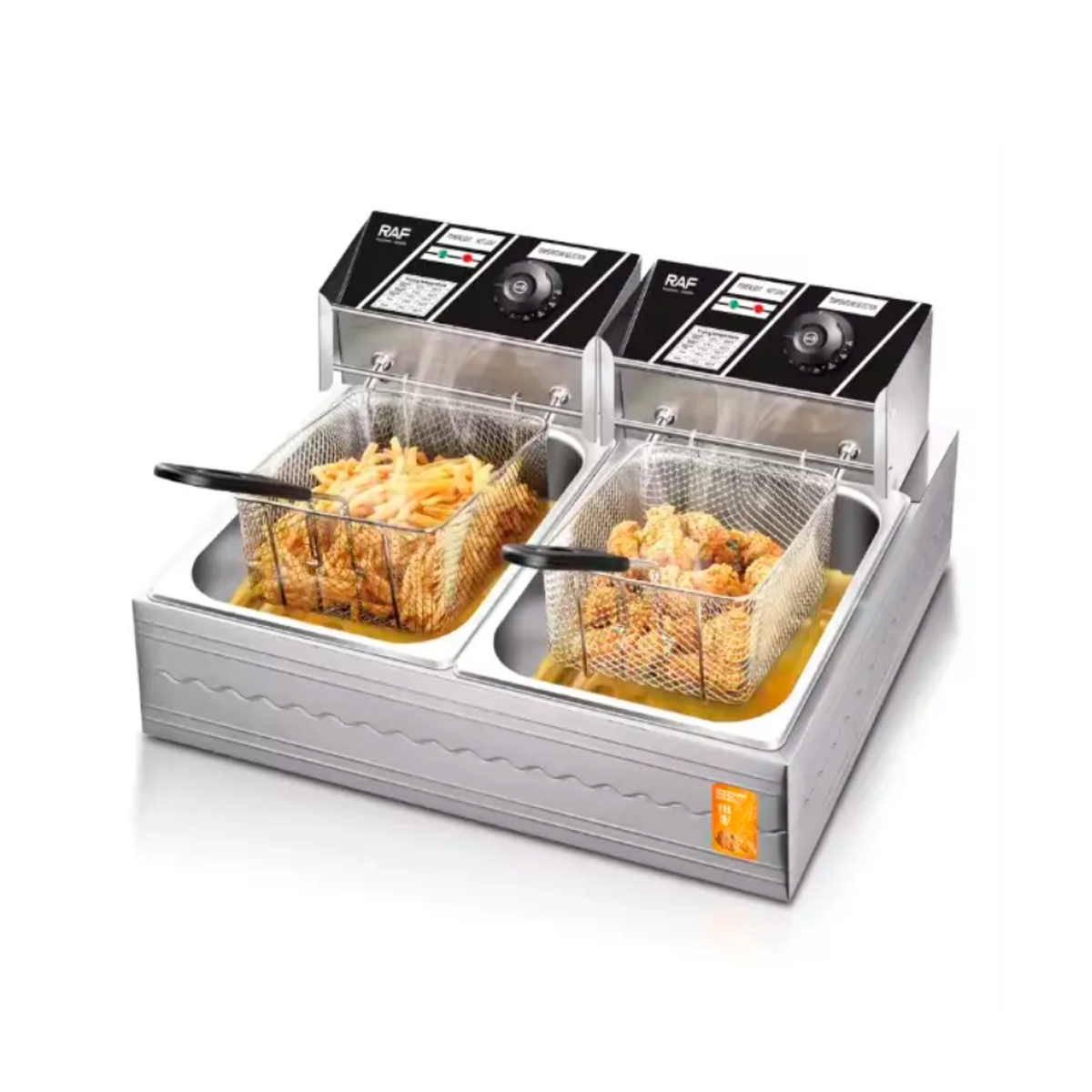 FREIDORA ELÉCTRICA DOBLE DE 12 LITROS - 1