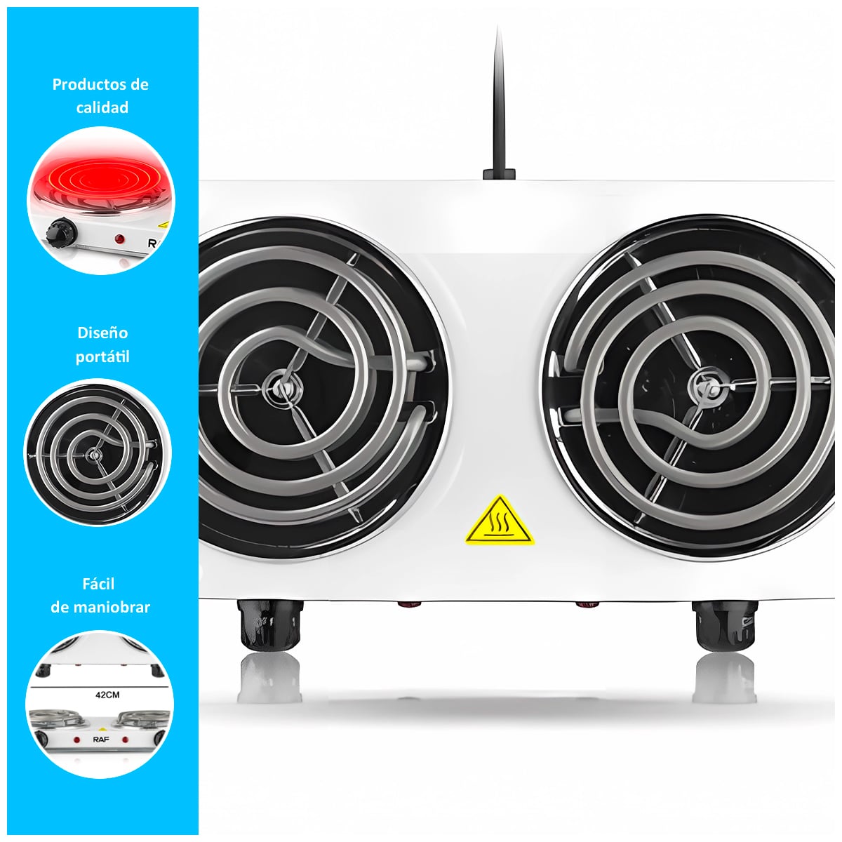 COCINA ELÉCTRICA 5 NIVELES DE POTENCIA - 2
