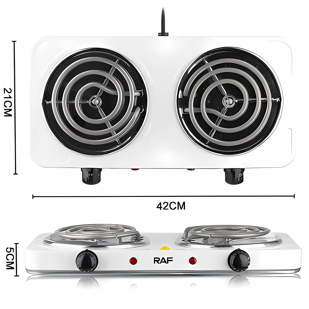 COCINA ELÉCTRICA 5 NIVELES DE POTENCIA - 3