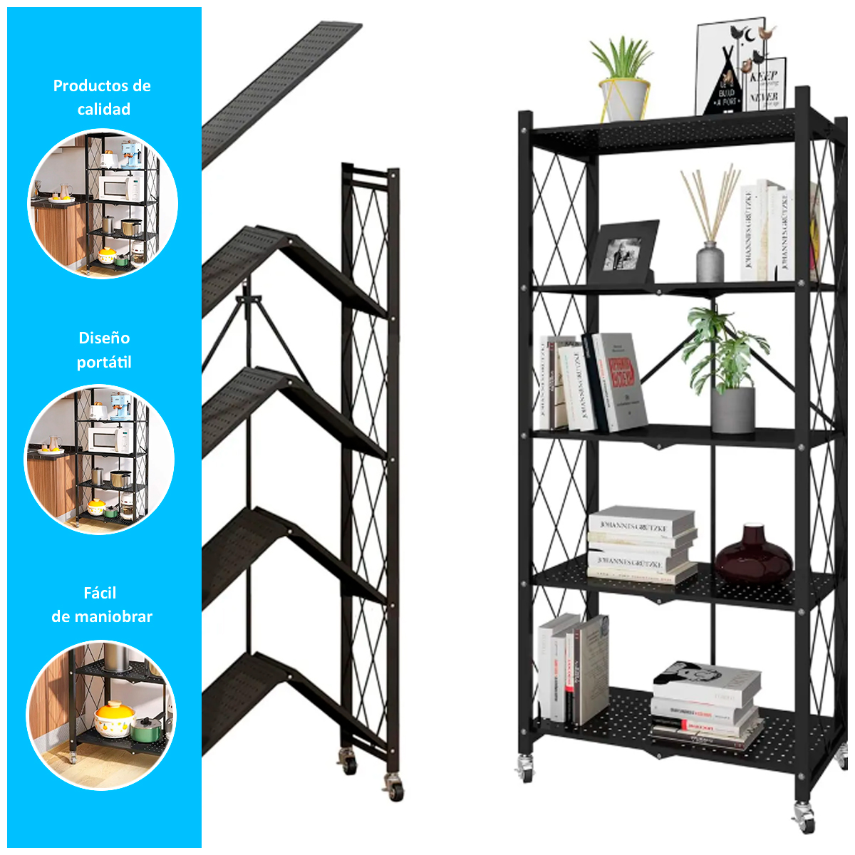 ORGANIZADOR DE COCINA DE 5 PISOS DE 158 CM - 2