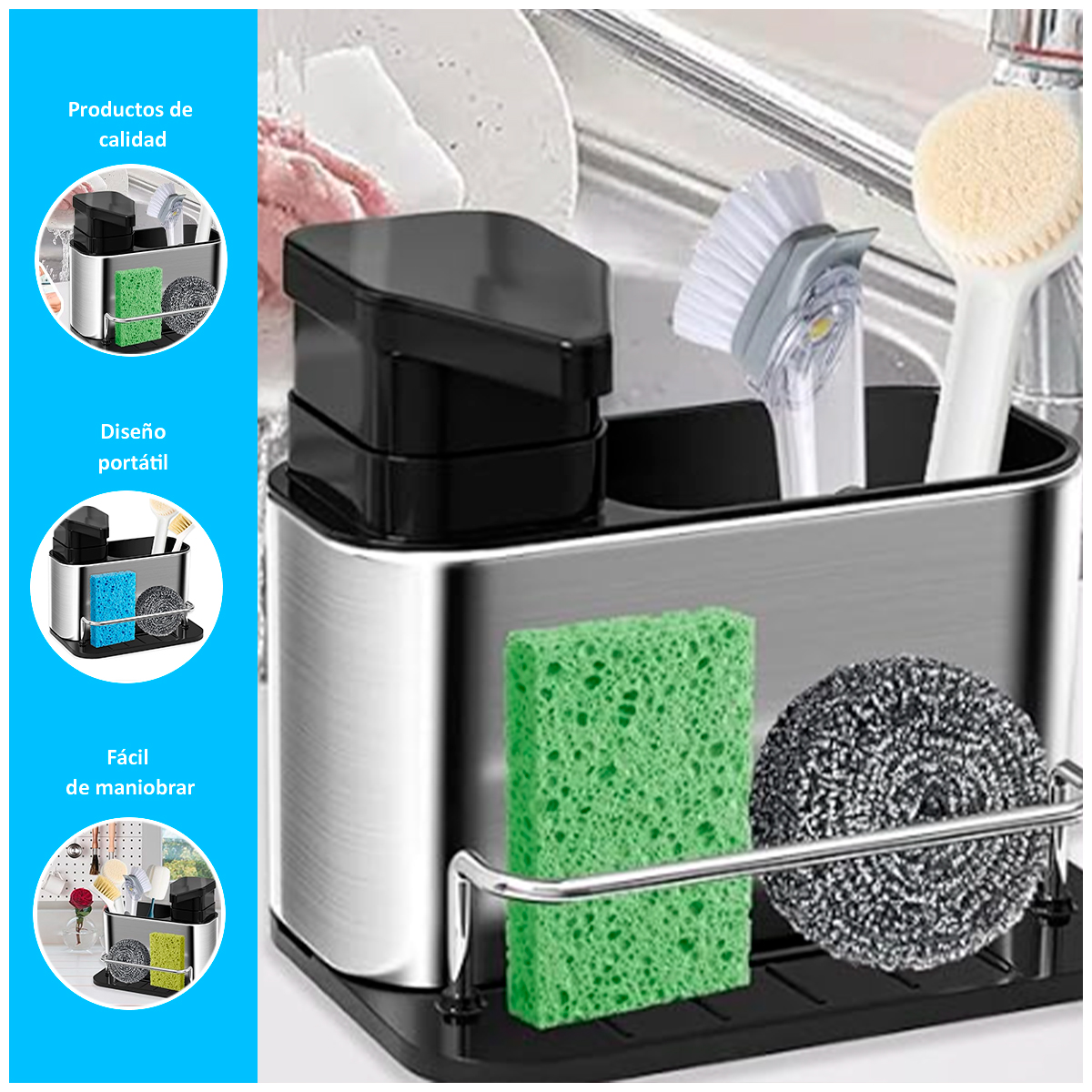 DISPENSADOR DE JABÓN PARA PLATOS - 2
