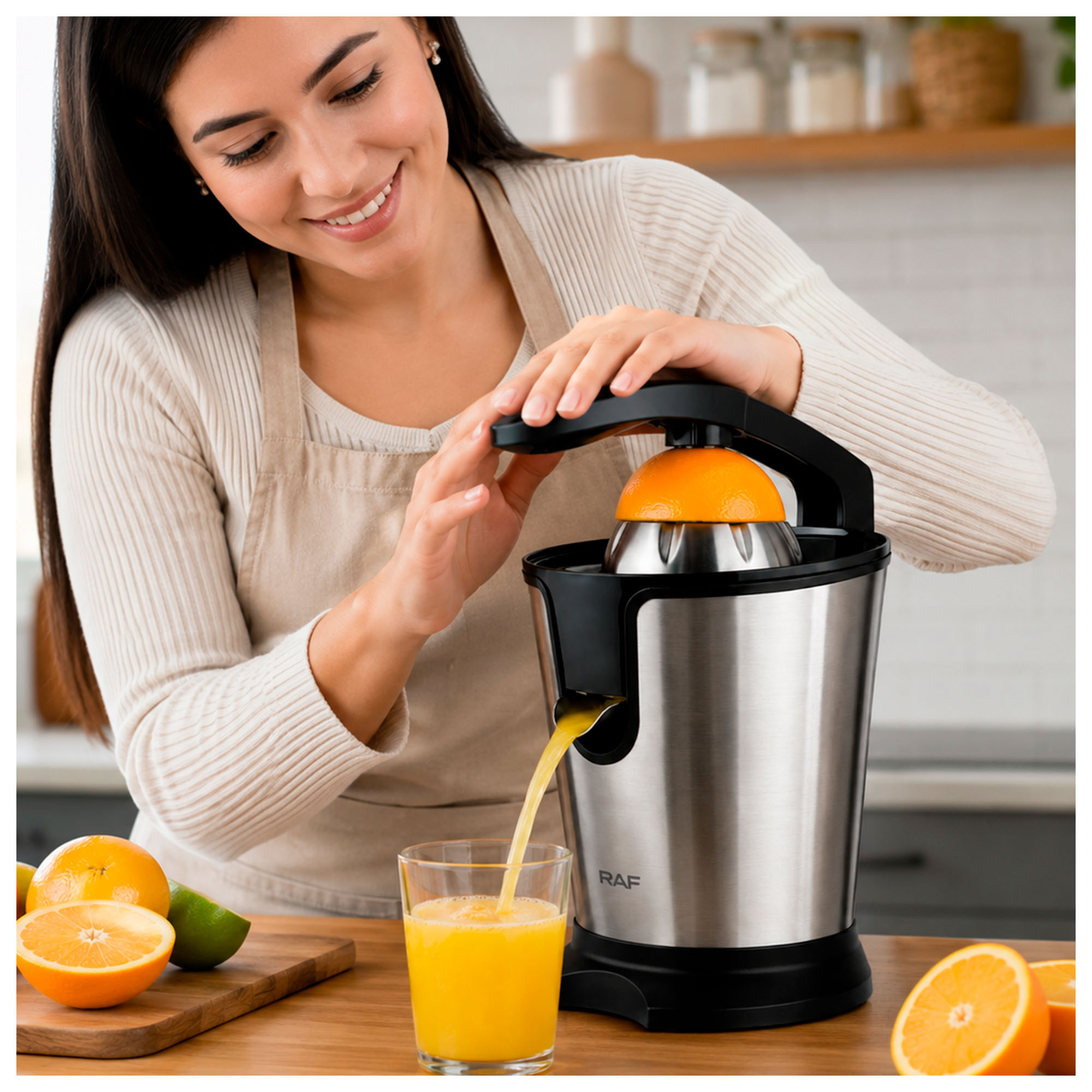 EXPRIMIDOR DE JUGOS ELÉCTRICO RAF R.623B 400ML MULTIFUNCIONAL 180W - 3