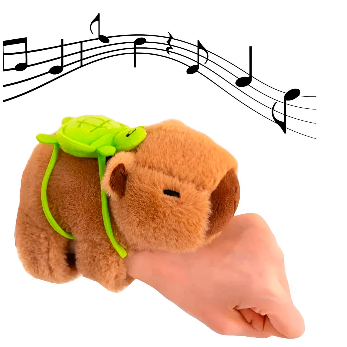 CAPIBARA BRAZALETE MUSICAL PULSERA PELUCHE - 1