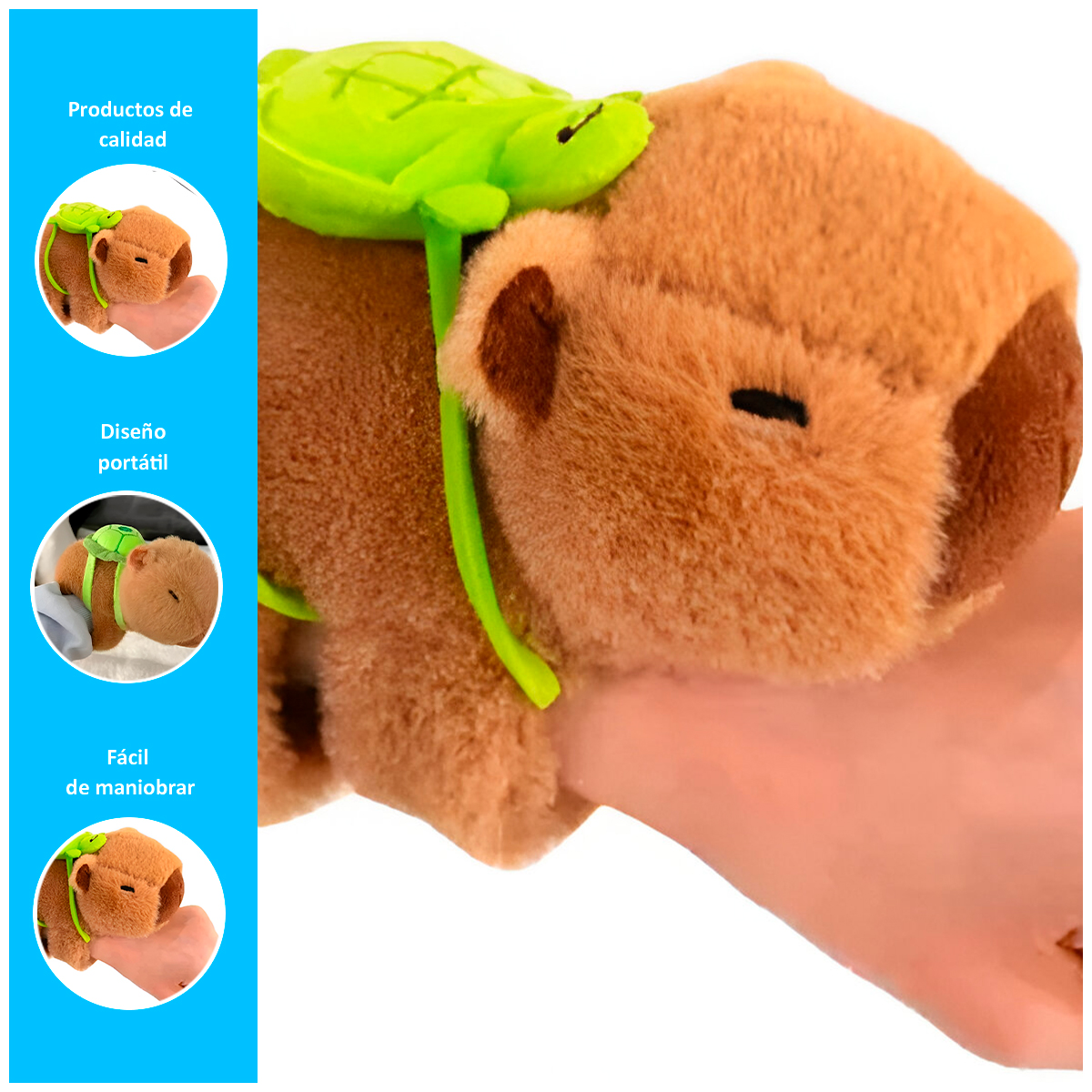 CAPIBARA BRAZALETE MUSICAL PULSERA PELUCHE - 2
