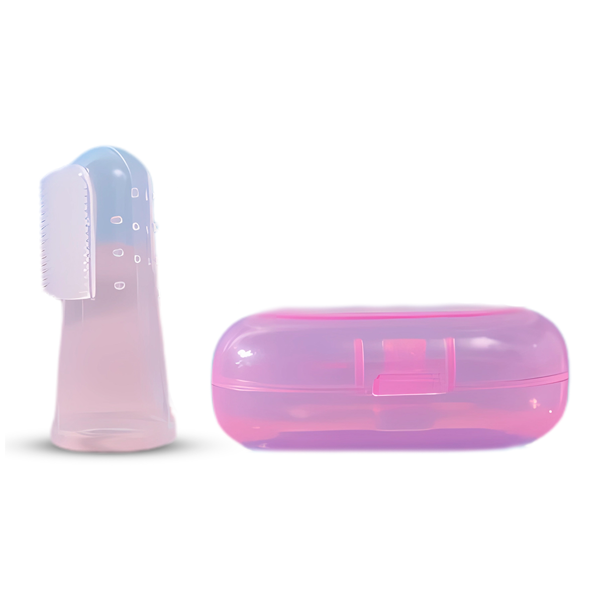 CEPILLO DEDAL DE SILICONA PARA DIENTES Y ENCÍAS - 1