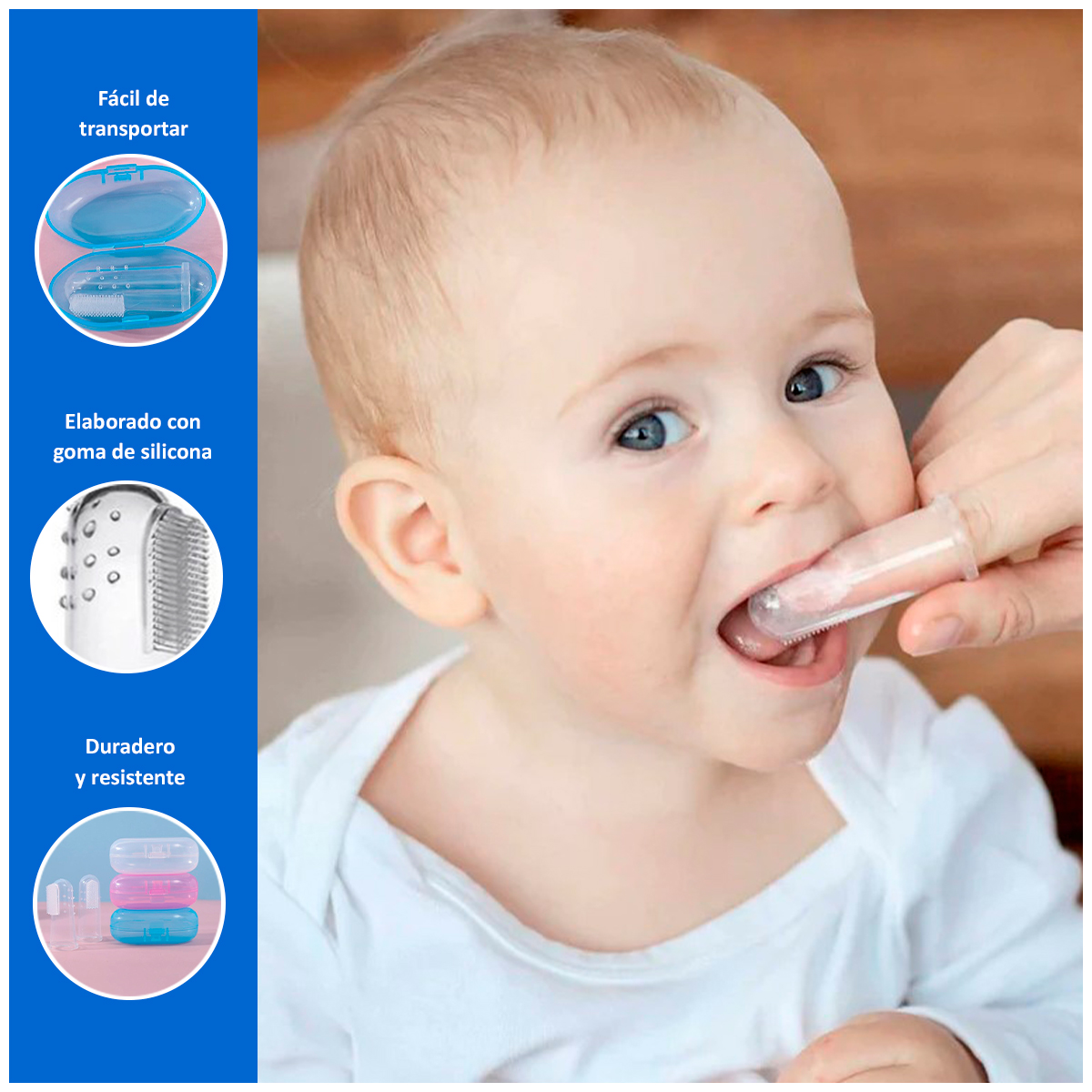 CEPILLO DEDAL DE SILICONA PARA DIENTES Y ENCÍAS - 2
